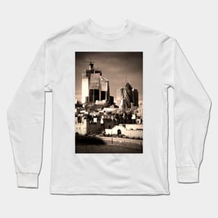 City of London Cityscape Skyline England UK Long Sleeve T-Shirt